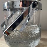 Crystal ice bucket from Lacs Italy 1970s