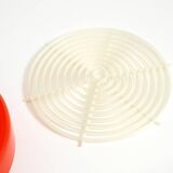 Large original 1960s red Bumling ceiling lamp by Anders Pehrson for Ateljé