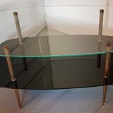 1960 glass coffee table