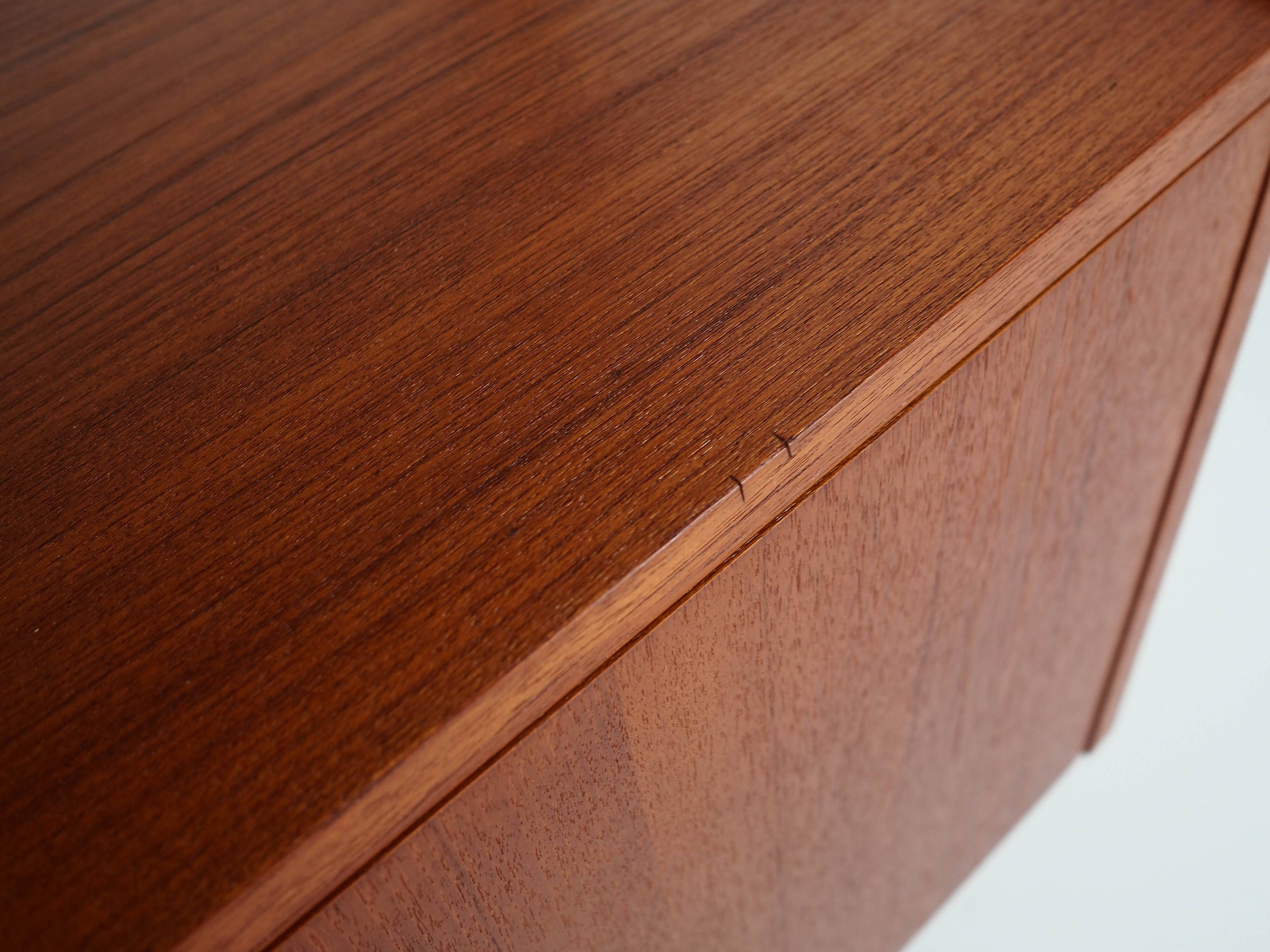 Teak shelving unit, Danish design, 1960s, production: Denmark