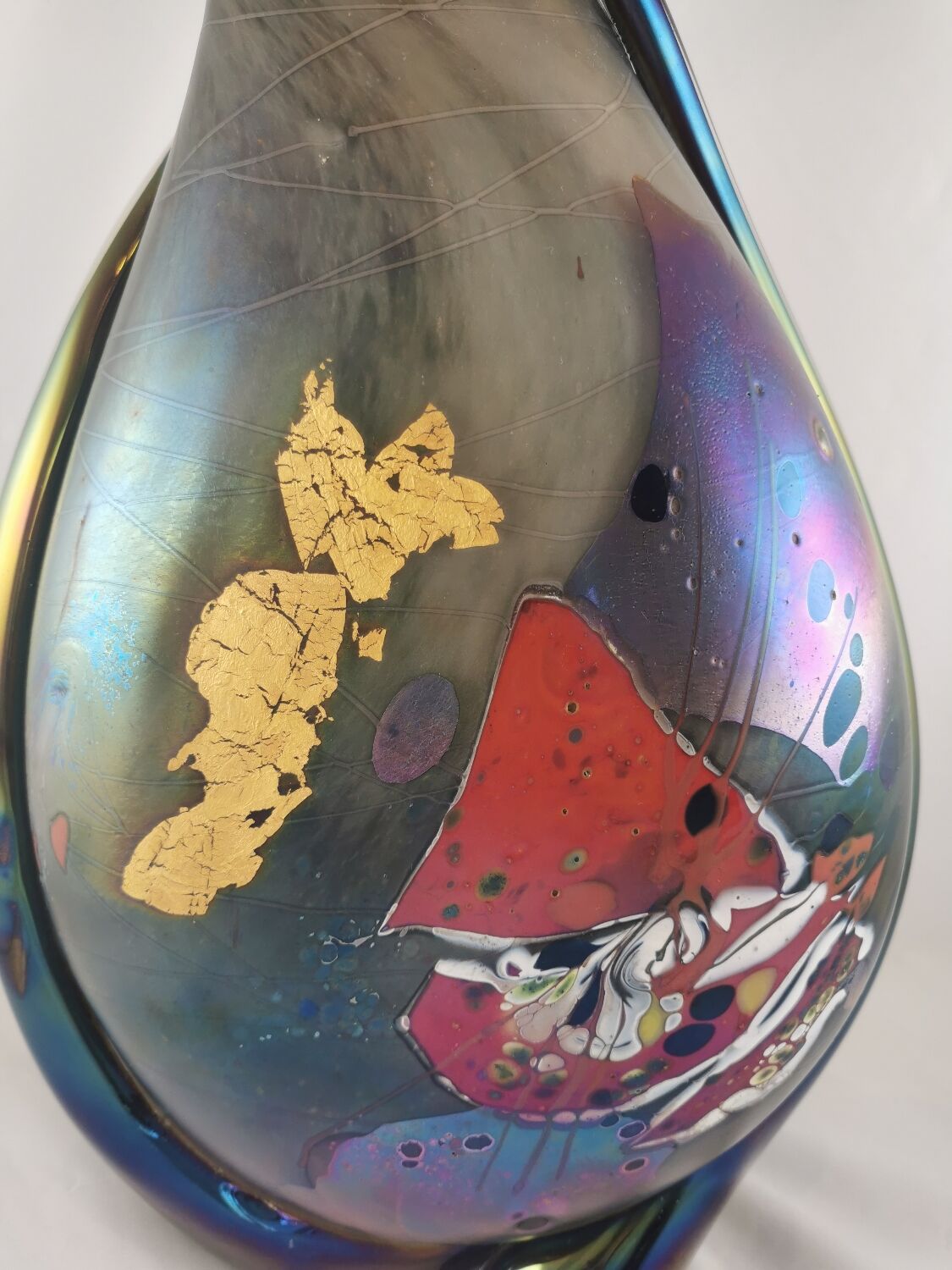 "Cord foot" vase, signed Robert Pierini, 1990s