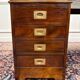 Bureau anglais classique avec cuir noir