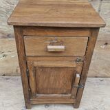 Ancien chevet en teck birman -ouverture gauche