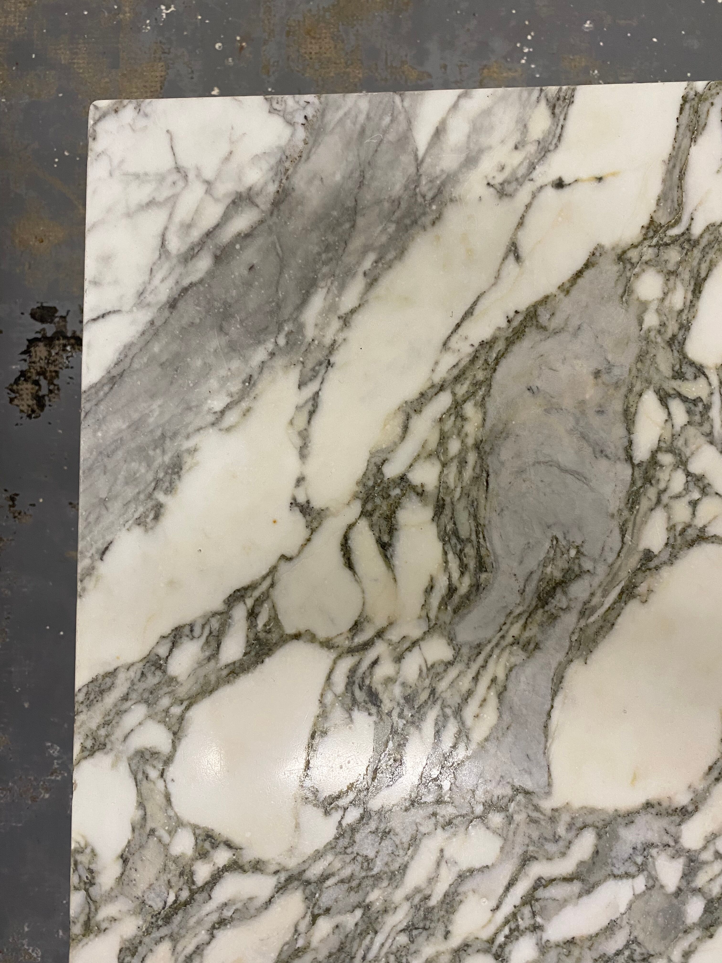 Marble coffee table Arabescato 70s