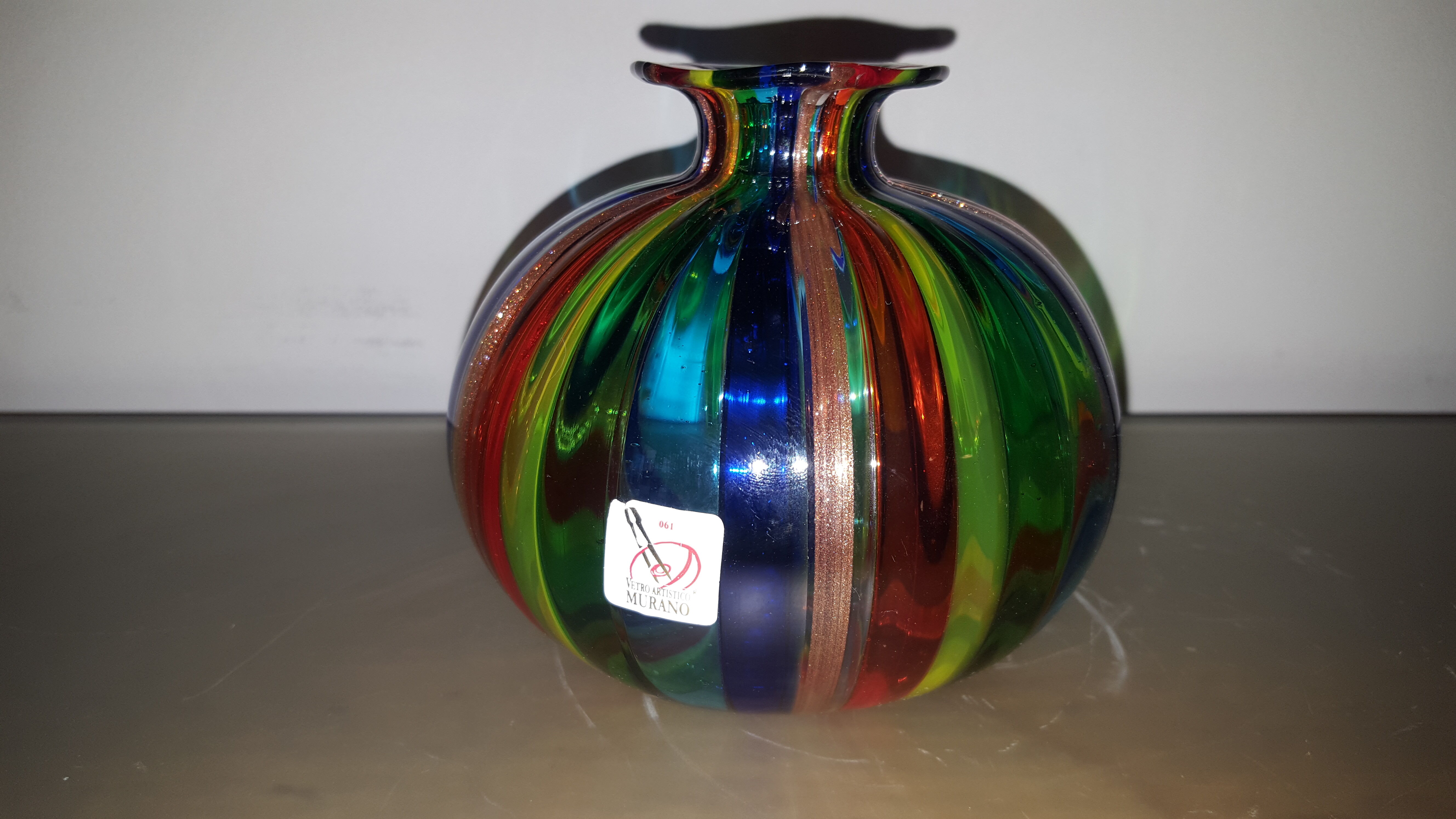 Murano multicolored vase