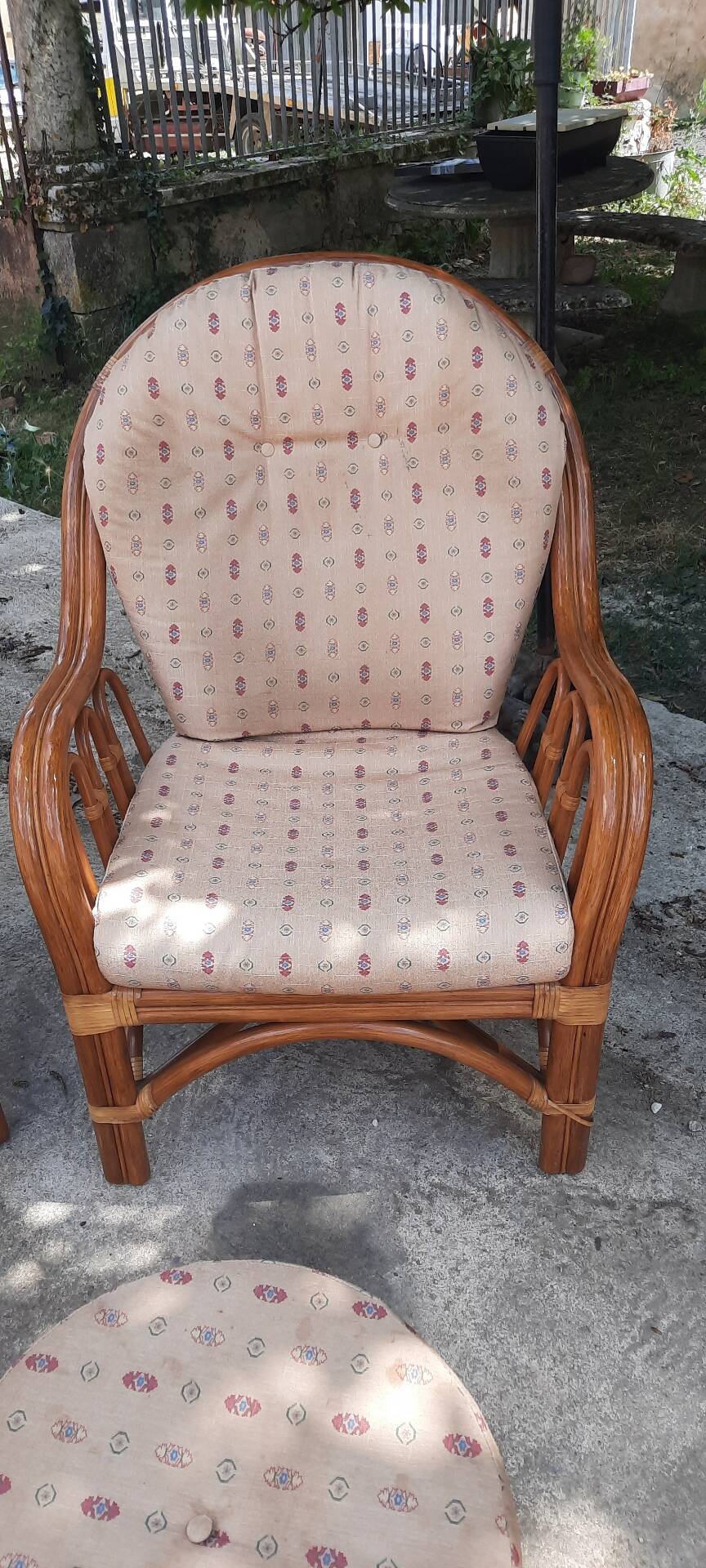 Salon de jardin en rotin
