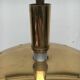 Large glass and brass planet ball pendant lamp from the mid-century German space age, 1960s.
