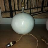 Ceramic lamp foot, iridescent white