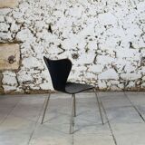 Black series 7 chair Arne Jacobsen for Fritz Hansen