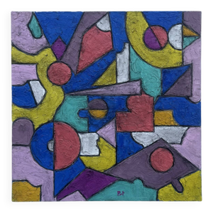 Tableau abstrait géométrique