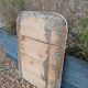 Antique mirror with carved wooden frame