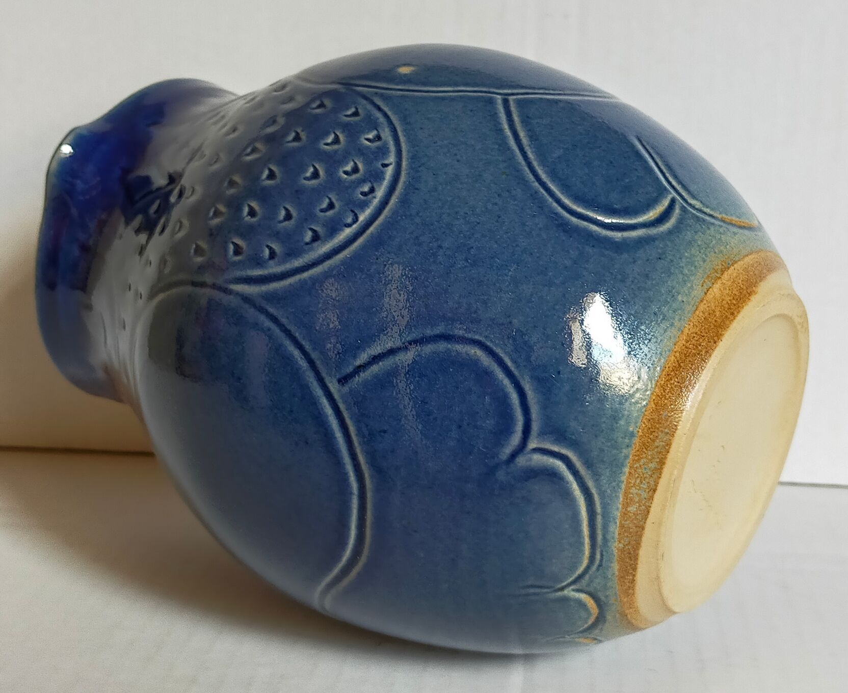 Vintage ceramic zoomorphic potter's pitcher