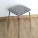 Vintage chrome foot stool