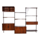 Scandinavian vintage modular teak bookcase