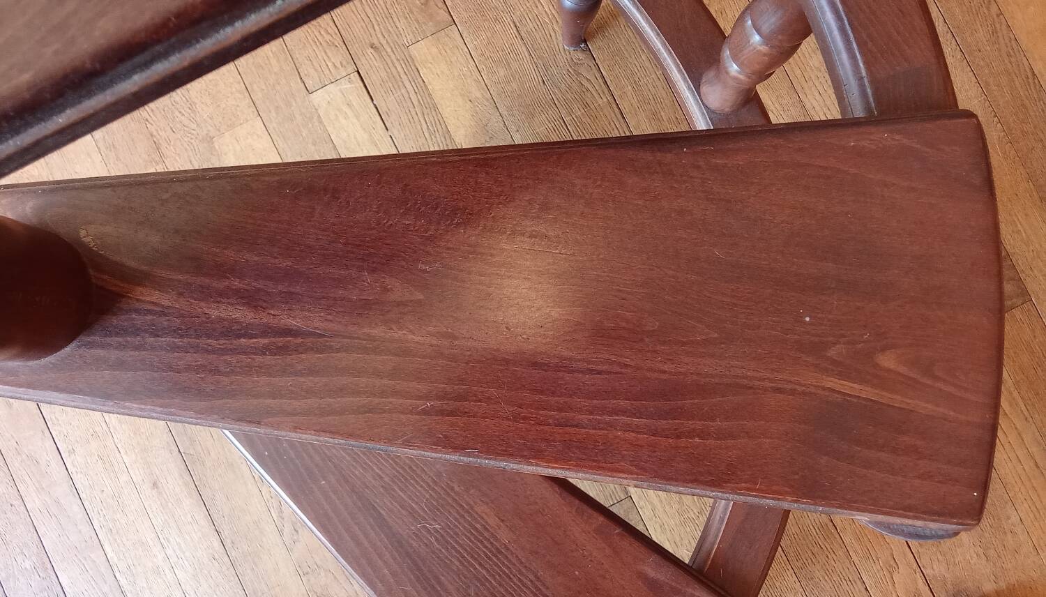 Old library stepladder staircase