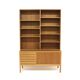 Scandinavian oak library, Alf Svensson, Sweden, 1960
