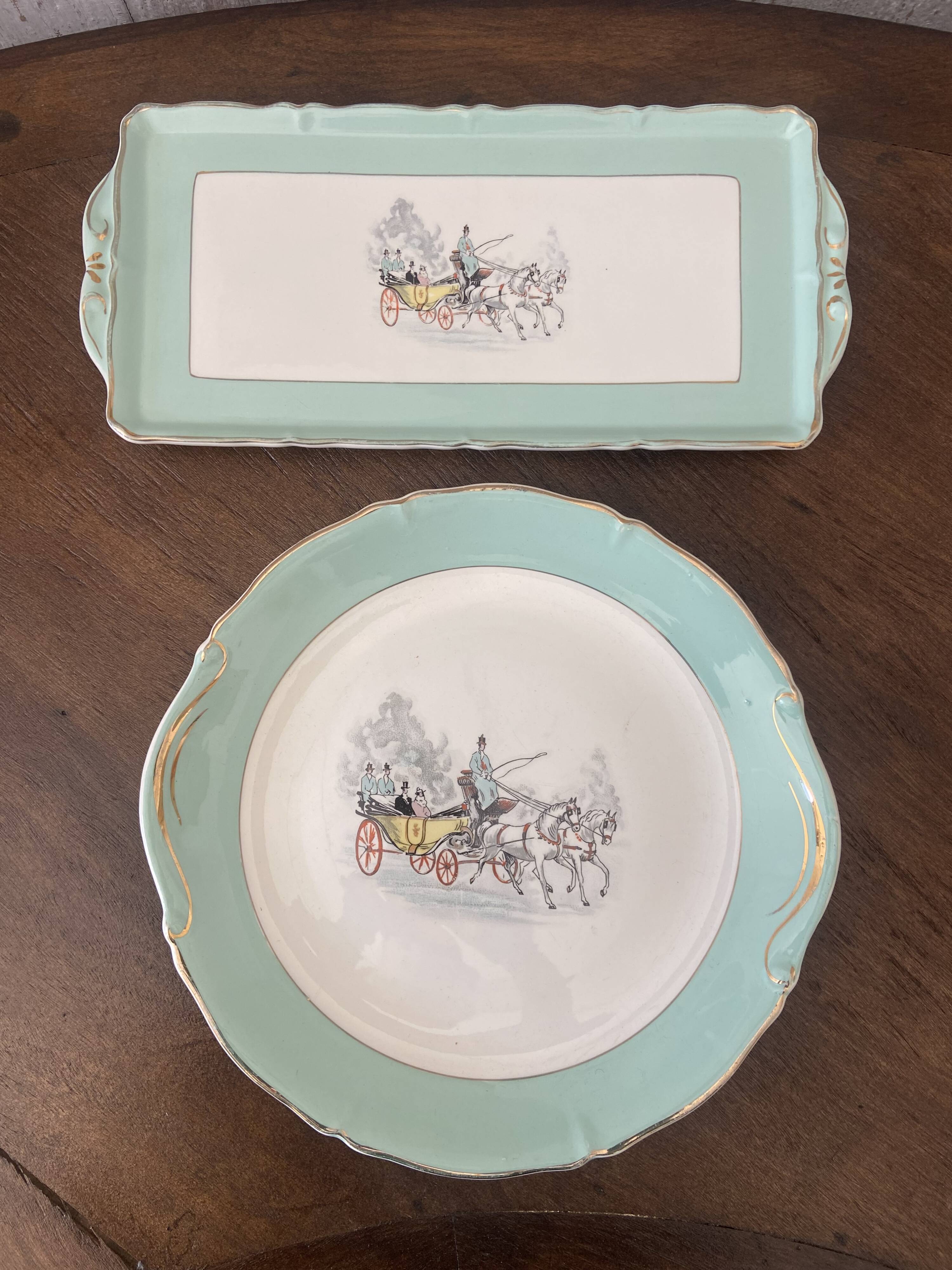 Set of 2 dishes "Bois de Boulogne" St Amand