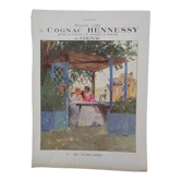 Advertisement color paper Cognac Hennessy magazine illustration 1937