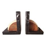 Art deco marble bookends