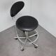Adjustable chrome office chair on wheels, Czechoslovakia, 1980s