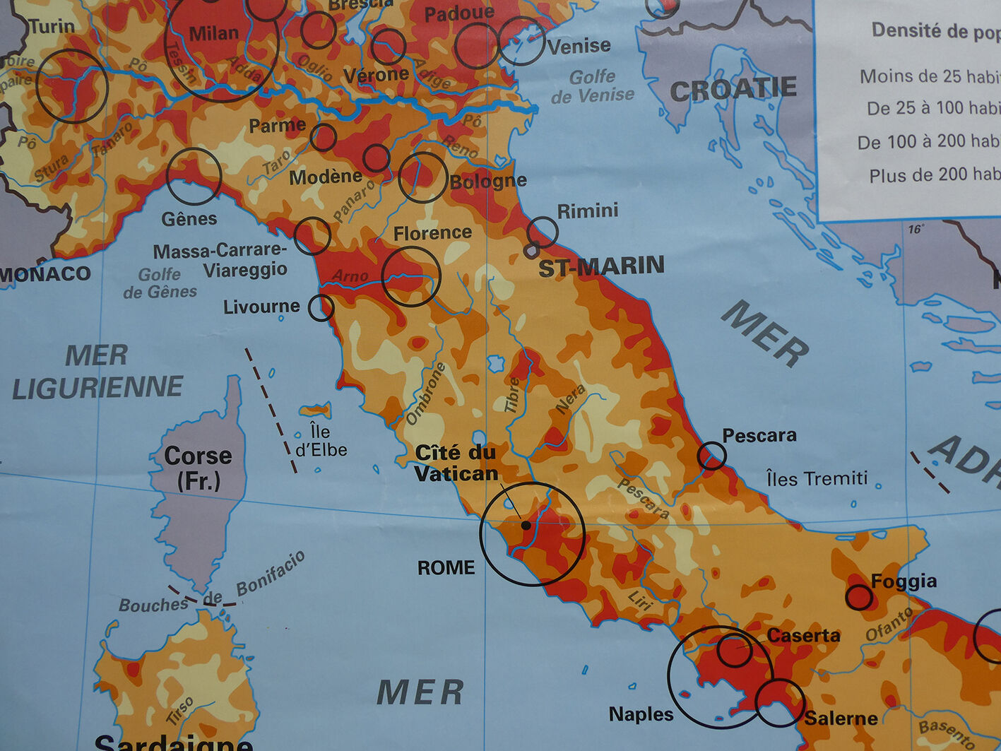 Vintage school card MDI Italy