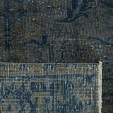 Handmade oriental contemporary 1980s 231 cm x 345 cm grey wool carpet