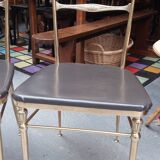 Paire de chaises en bronze