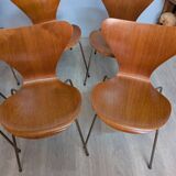 8 Arne Jacobsen Series 7 chairs
