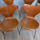 8 Arne Jacobsen Series 7 chairs