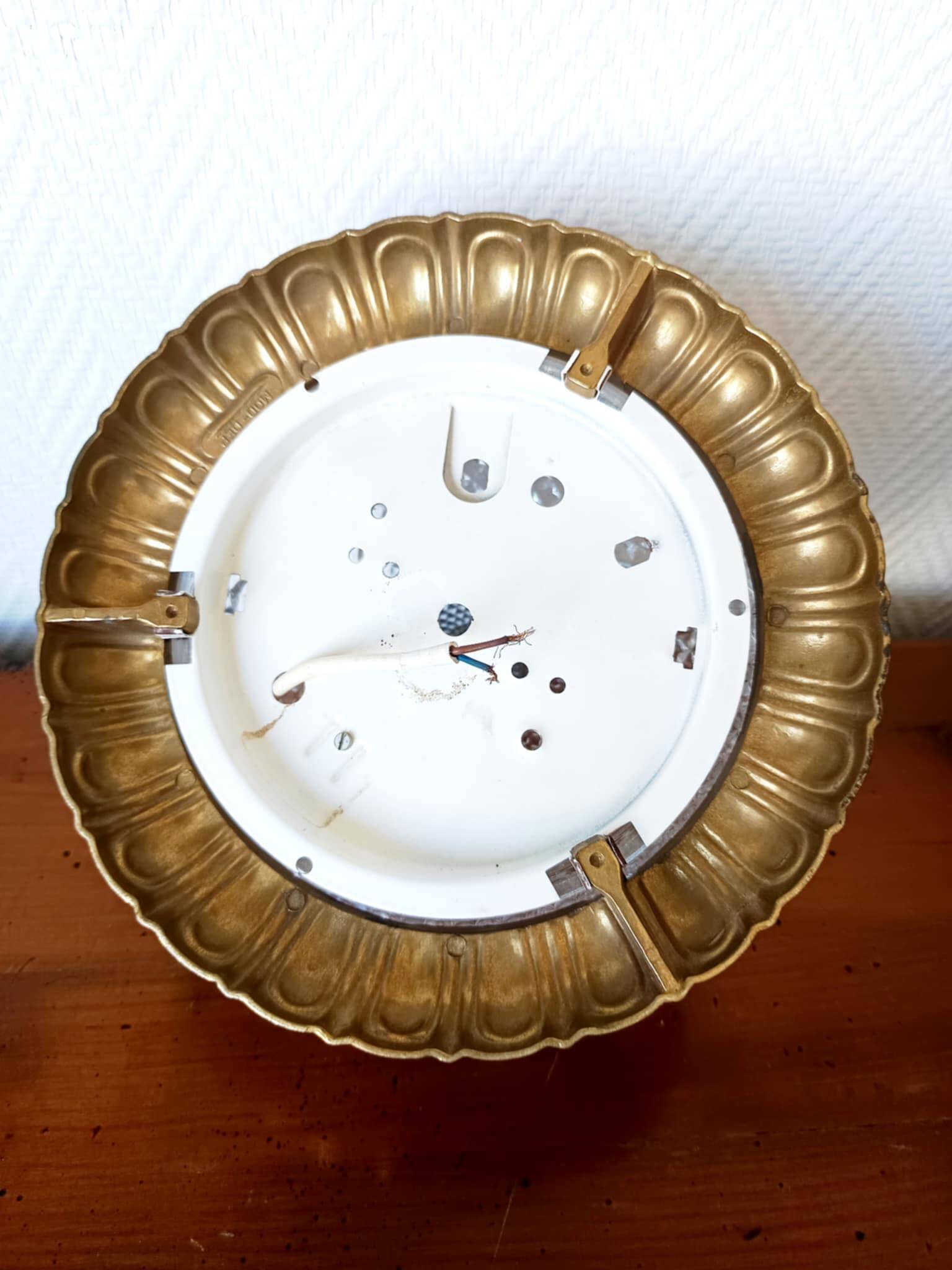 1950s Hollywood Regency Style Dome Ceiling Light