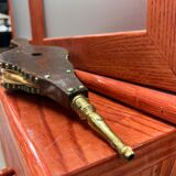 Vintage brass fireplace servant
