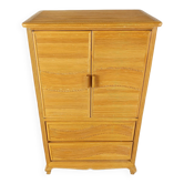 Armoire en plaquage de rotin, 1970