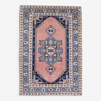 6x9 oushak vintage rug, 186x267cm