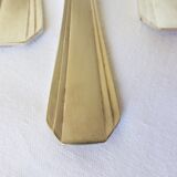 6 vintage Christofle art deco style silver plated forks