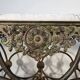 Exceptional large presentation table in cast iron from the late 19th century.