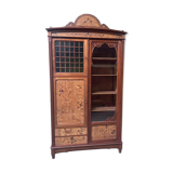 Antique Jugendstil display cabinet, Art Nouveau - Majorelle style