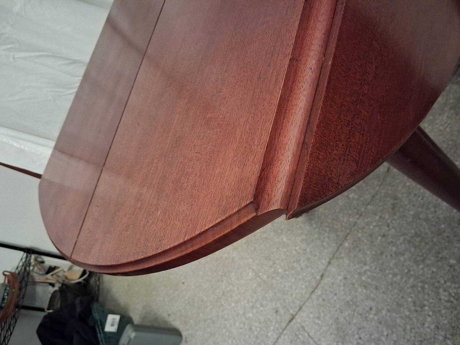 Solid mahogany dining table