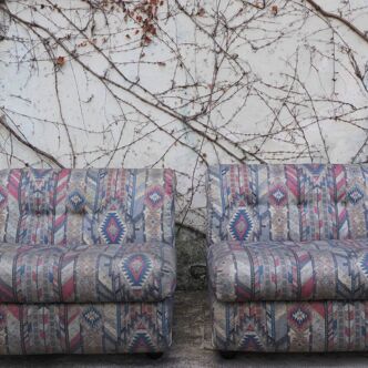 Amanta armchairs by Mario Bellini for B & B Italia / C & B Italia, 1970s, Set of 2