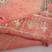 Peach Vintage Moroccan Rug 166 x 277 cm - Berber Wool Rug - Handmade Rug