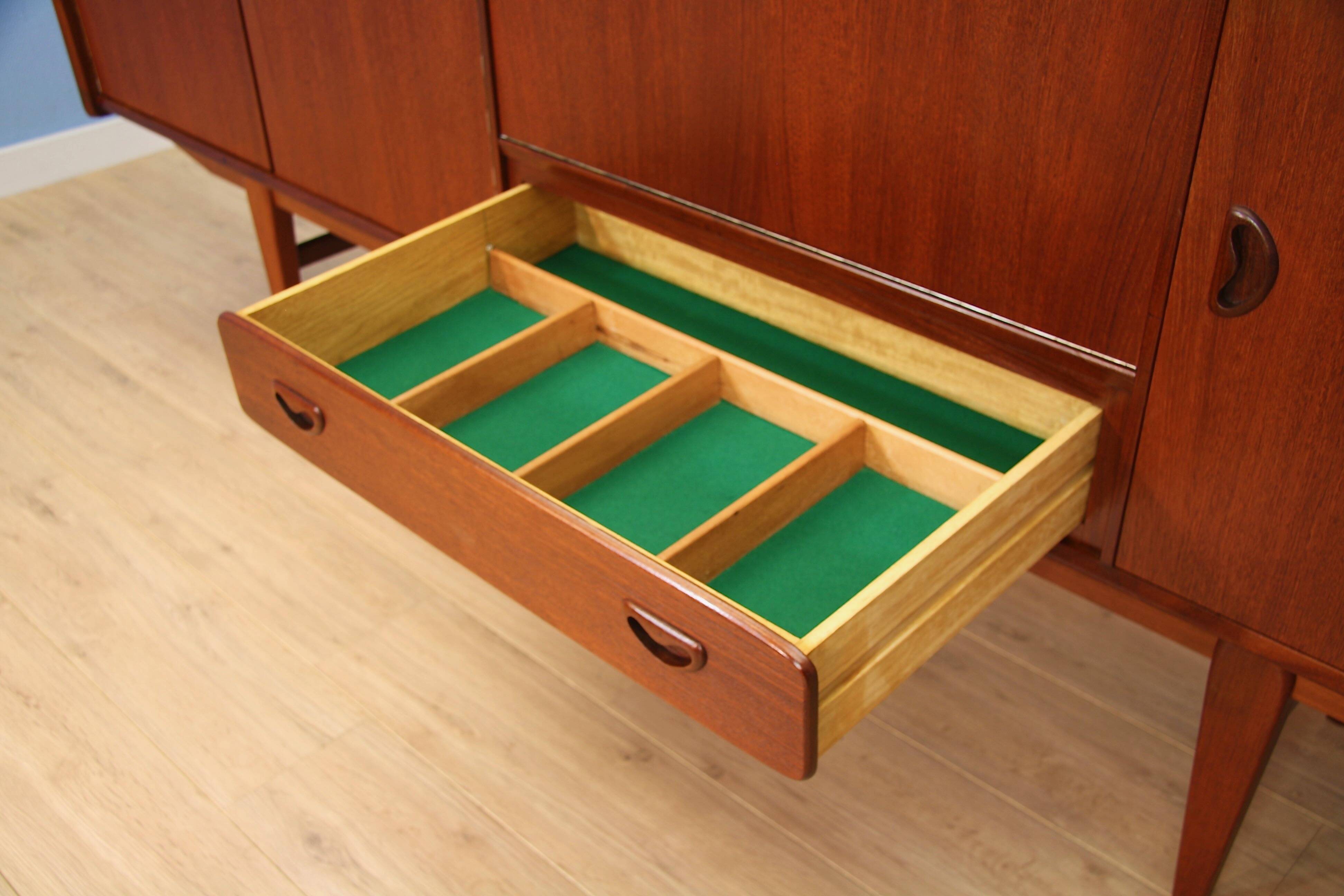Rare Dutch sideboard in teak by Louis van Teeffelen for Wébé, 1960s