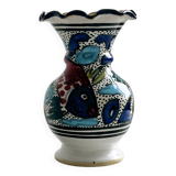 Petit vase peint à la main style Maghrébin.