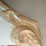 Old gilded wood mirror  123x79cm