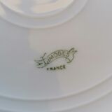 6 flat porcelain plates Limoges