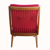 Armchair by Hans Mitzlaff for Eugen Schmidt Soloform, German 1950