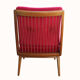 Armchair by Hans Mitzlaff for Eugen Schmidt Soloform, German 1950