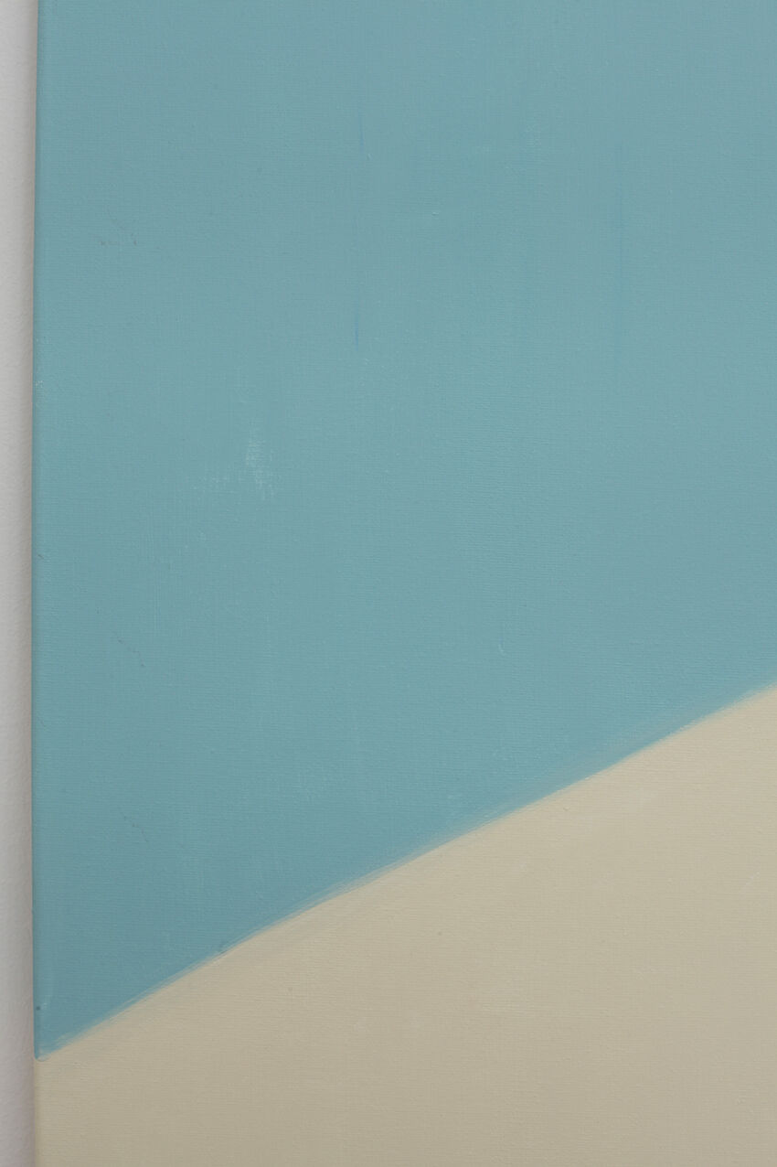 Contemporary painting on landscape canvas 75 x 115 cm