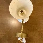 Vintage wall lamp "Diabolo" – 1950s style - black and white