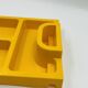 1970s yellow Space Age desk organiser
