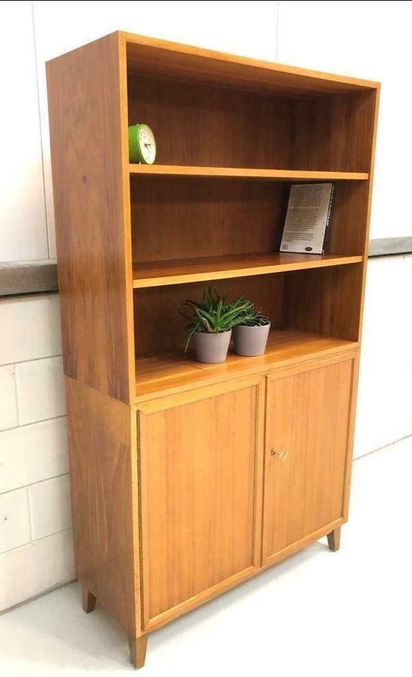 Bookcase sideboard vintage wall cabinet mid-century