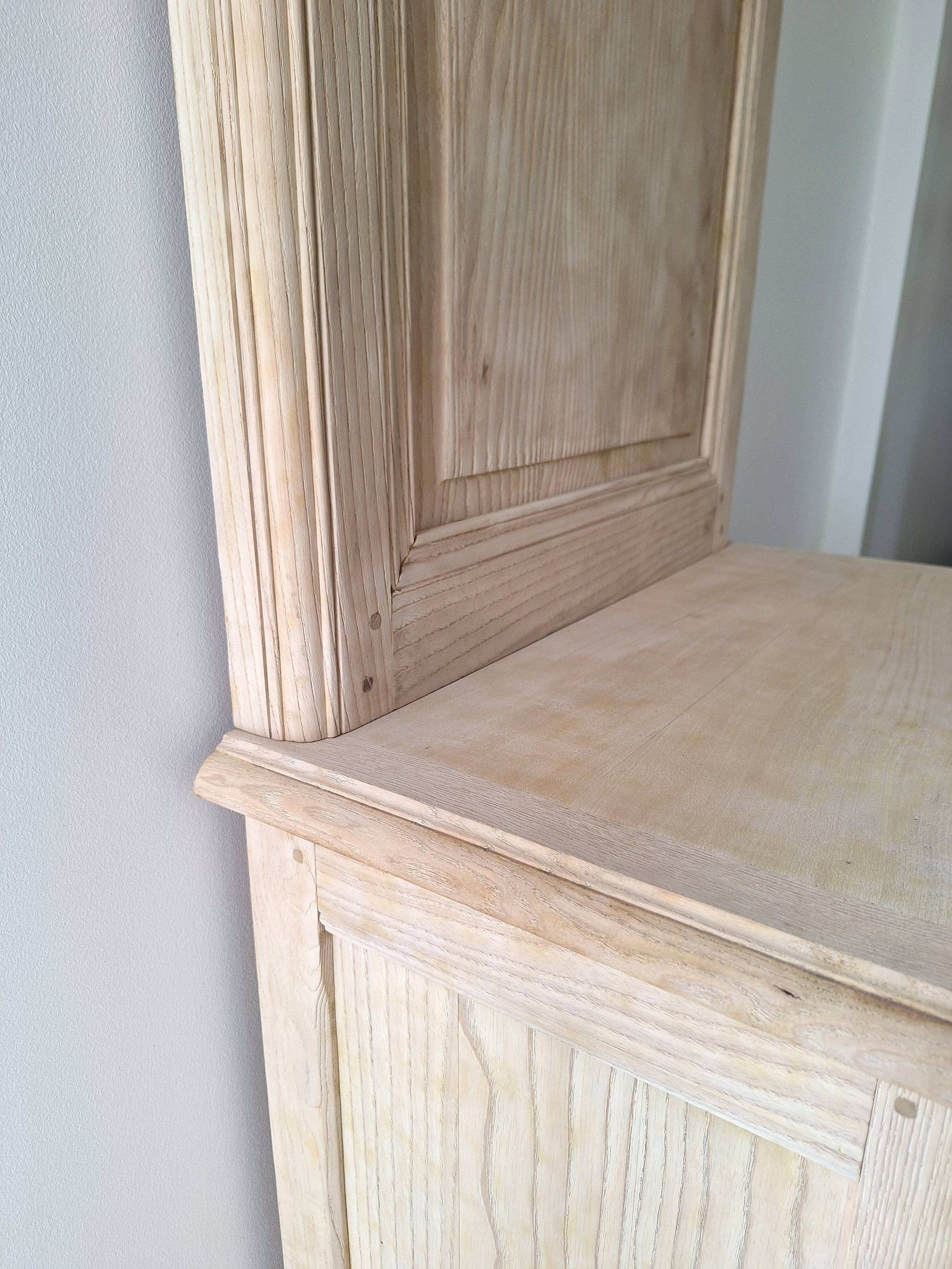 Restored antique oak entrance wardrobe